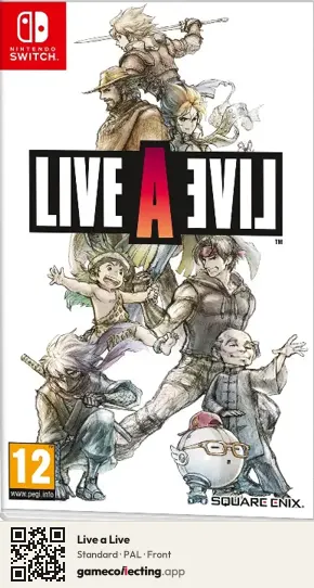 Live a Live Nintendo Switch, PAL box front