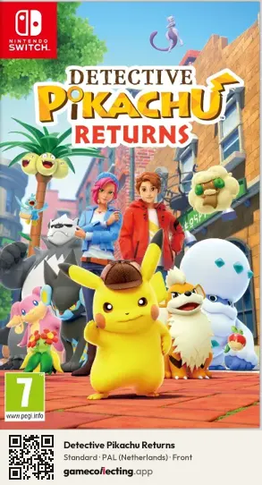 Detective Pikachu Returns Nintendo Switch, Netherlands box front