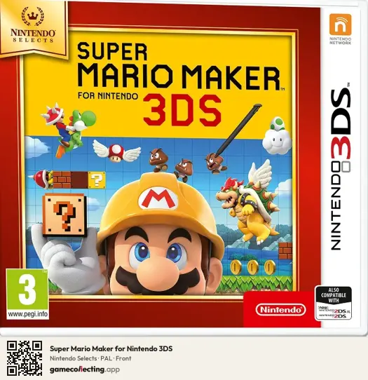 Super Mario Maker for Nintendo 3DS Nintendo 3DS, PAL box front