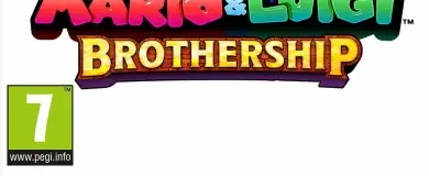 Mario & Luigi: Brothership, the PEGI square on its front