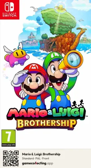 Mario & Luigi: Brothership Nintendo Switch, PAL box front