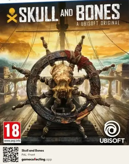 Skull and Bones PlayStation 5, PAL box front
