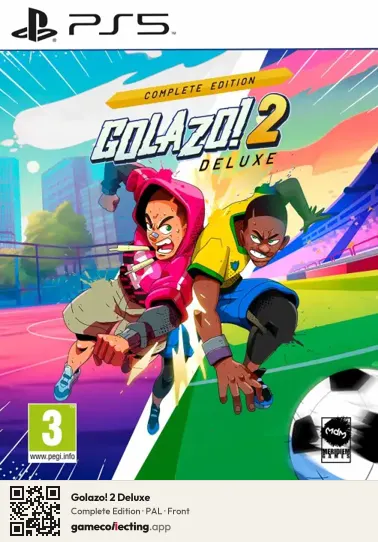 Golazo! 2 Deluxe PlayStation 5, PAL box front