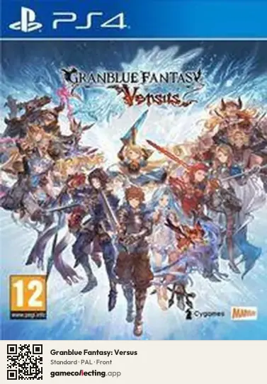 Granblue Fantasy: Versus PlayStation 4, PAL box front