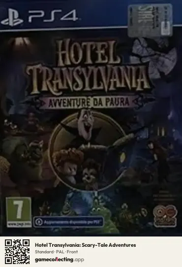 Hotel Transylvania: Scary-Tale Adventures PlayStation 4, PAL box front