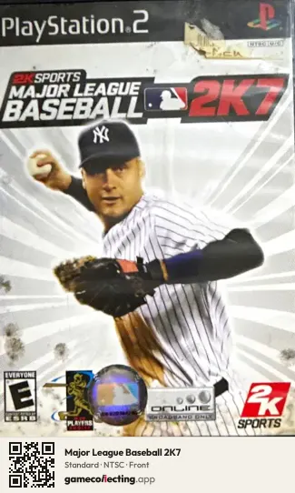Major League Baseball 2K7 PlayStation 2, NTSC box front