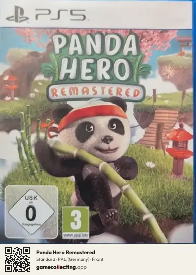 Panda Hero Remastered PlayStation 5, Germany box front