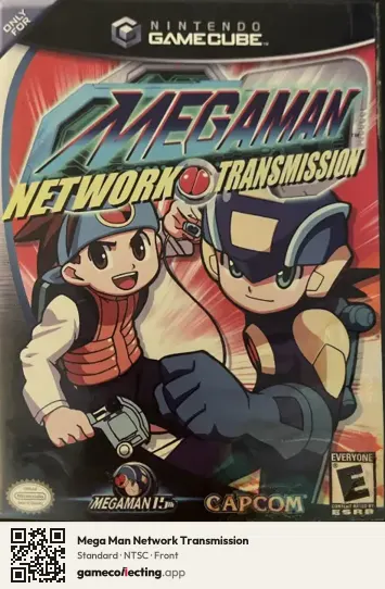Mega Man Network Transmission Nintendo GameCube, NTSC box front