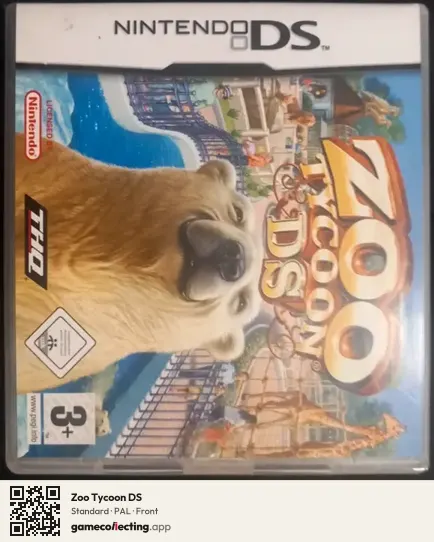 Zoo Tycoon DS Nintendo DS, PAL box front
