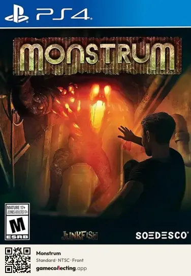 Monstrum PlayStation 4, NTSC box front