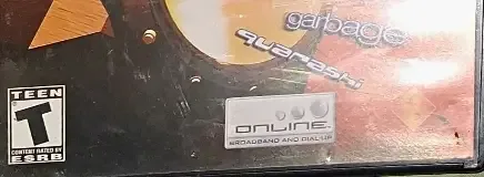 Amplitude, the ESRB box on its front