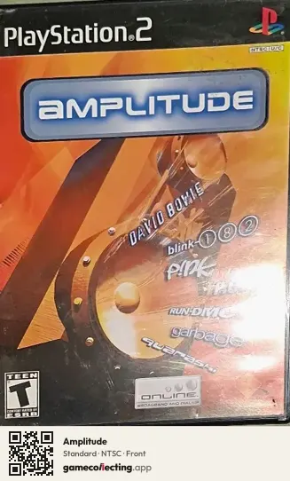 Amplitude PlayStation 2, NTSC box front