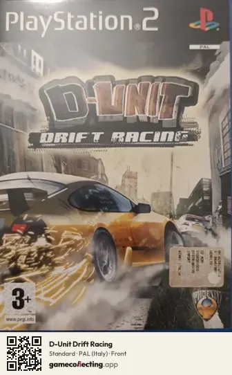 D-Unit Drift Racing PlayStation 2, Italy box front