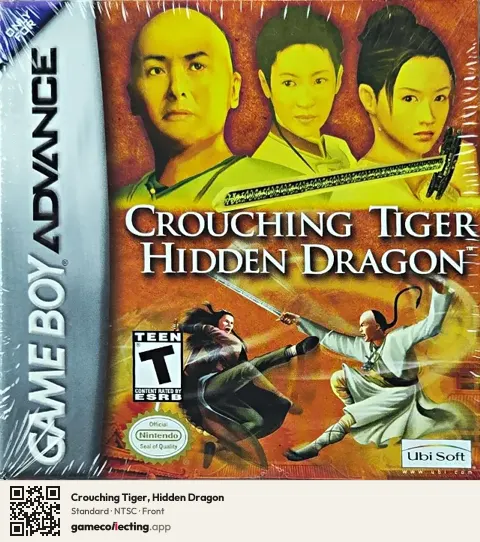 Crouching Tiger, Hidden Dragon Game Boy Advance, NTSC box front
