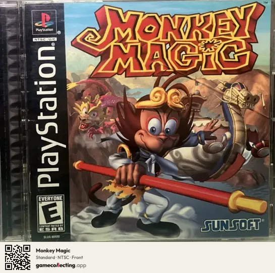 Monkey Magic PlayStation, NTSC box front
