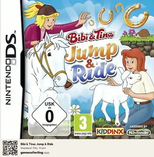 Bibi & Tina: Jump & Ride Nintendo DS, PAL box front