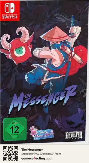 The Messenger Nintendo Switch, Germany box front