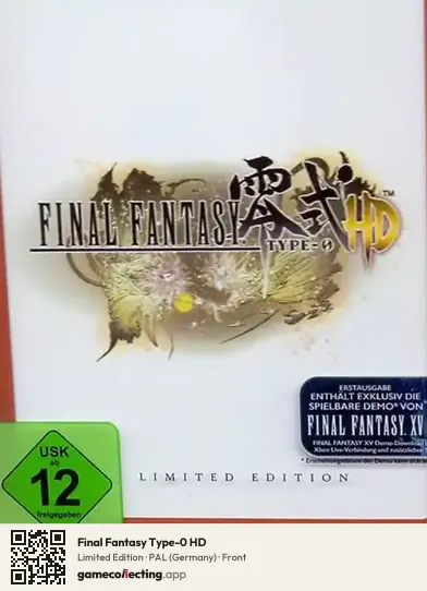 Final Fantasy Type-0 HD Xbox One, Germany box front