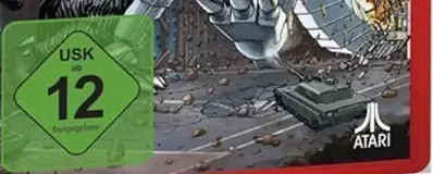 Godzilla: Destroy All Monsters Melee Remastered, the USK square on its front