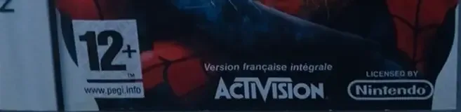 Spider-Man: Web of Shadows, the PEGI square on its front