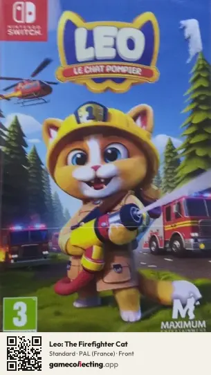 Leo: The Firefighter Cat Nintendo Switch, France box front