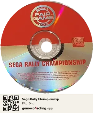 Sega Rally Championship Computer, PAL disc