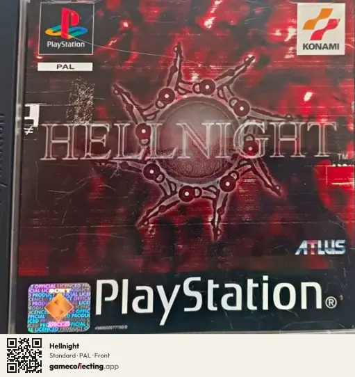 Hellnight PlayStation, PAL box front