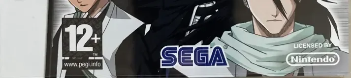 Bleach: Dark Souls, the PEGI square on its front