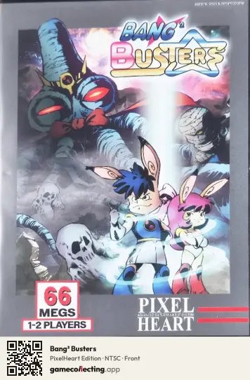 Bang² Busters Neo Geo AES, NTSC box front