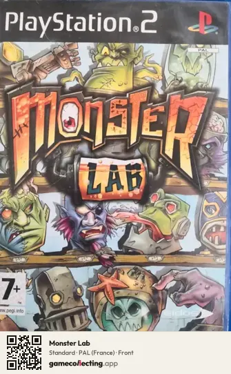Monster Lab PlayStation 2, France box front