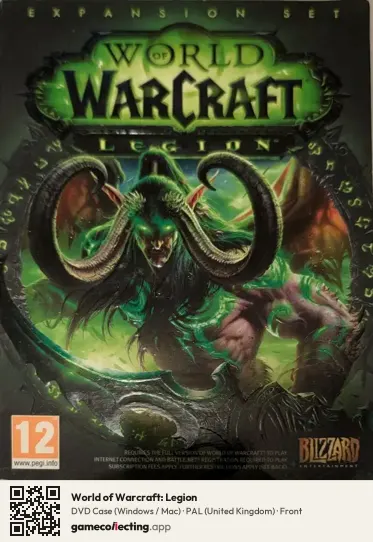 World of Warcraft: Legion Computer, United Kingdom box front