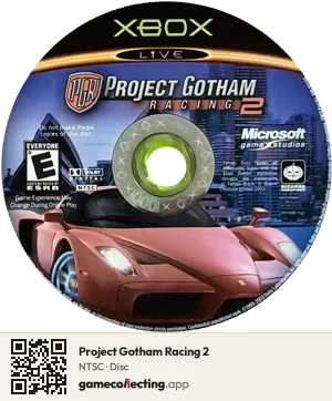 Project Gotham Racing 2 Xbox, NTSC disc