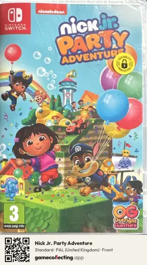 Nick Jr. Party Adventure Nintendo Switch, United Kingdom box front
