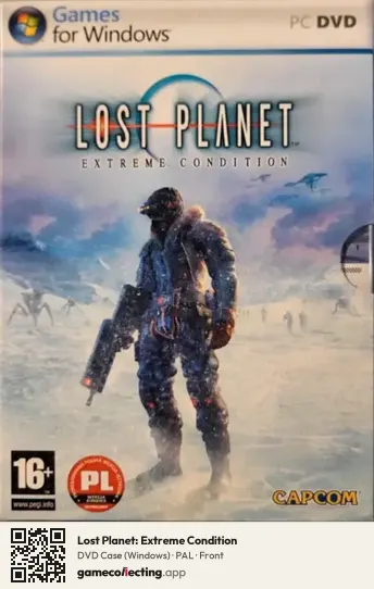 Lost Planet: Extreme Condition Computer, PAL box front