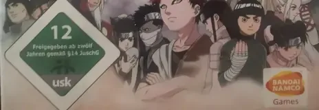 Naruto: Ultimate Ninja, the USK square on its front