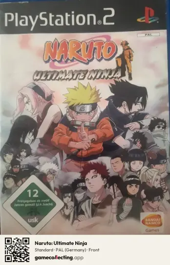 Naruto: Ultimate Ninja PlayStation 2, Germany box front