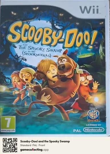 Scooby-Doo! and the Spooky Swamp Nintendo Wii, PAL box front