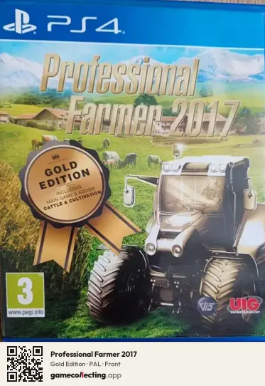 Professional Farmer 2017 PlayStation 4, PAL box front