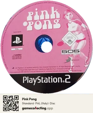 Pink Pong PlayStation 2, PAL disc