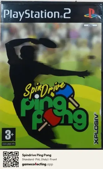 Spindrive Ping Pong PlayStation 2, Italy box front