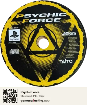 Psychic Force PlayStation, PAL disc