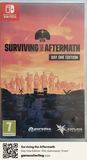 Surviving the Aftermath Nintendo Switch, Germany box front