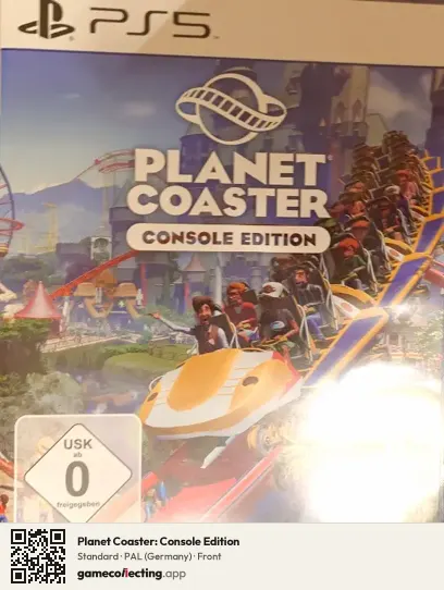 Planet Coaster: Console Edition PlayStation 5, Germany box front