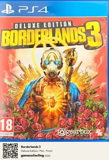Borderlands 3 PlayStation 4, PAL box front