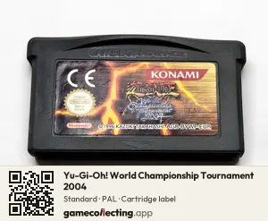 Yu-Gi-Oh! World Championship Tournament 2004 Game Boy Advance, PAL cartridge label