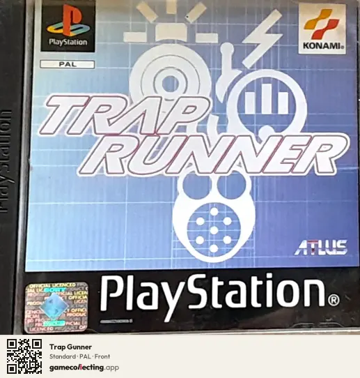 Trap Gunner PlayStation, PAL box front