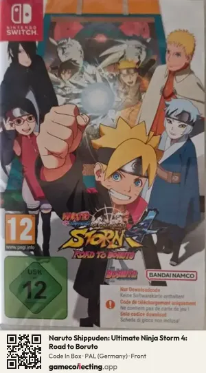 Naruto Shippuden: Ultimate Ninja Storm 4: Road to Boruto Nintendo Switch, Germany box front