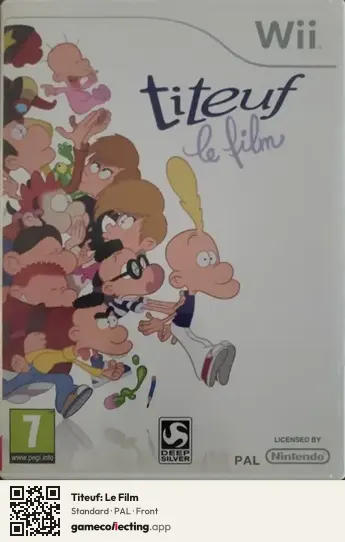 Titeuf: Le Film Nintendo Wii, PAL box front