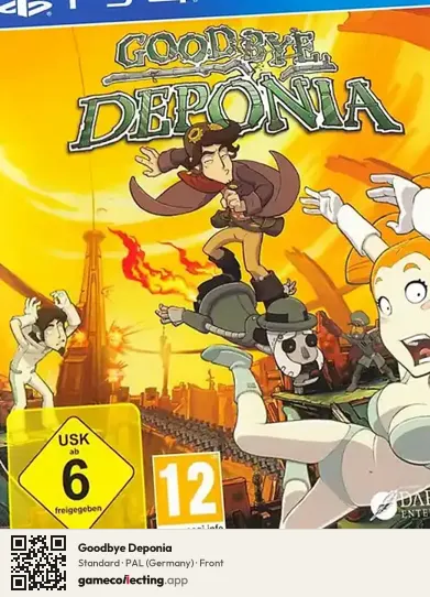 Goodbye Deponia PlayStation 4, Germany box front
