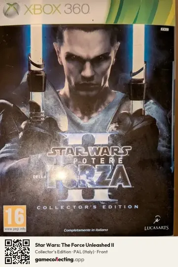 Star Wars: The Force Unleashed II Xbox 360, Italy box front